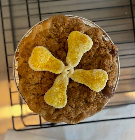 Gingersnap Crumb Pear Pie: 6" Mini Pies (2 Pies)