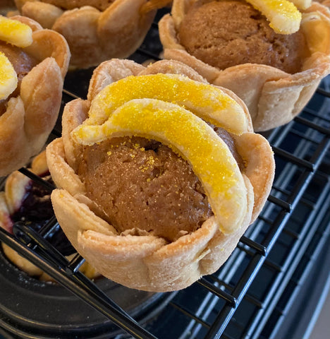 Banana Bread Pie: 3" Tiny Pies (4 Pies)