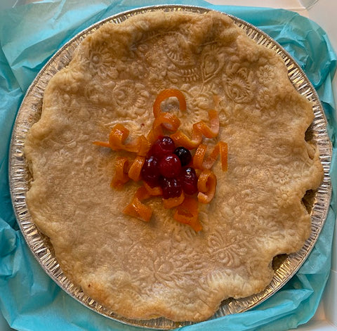 9" Cranberry Orange Pie